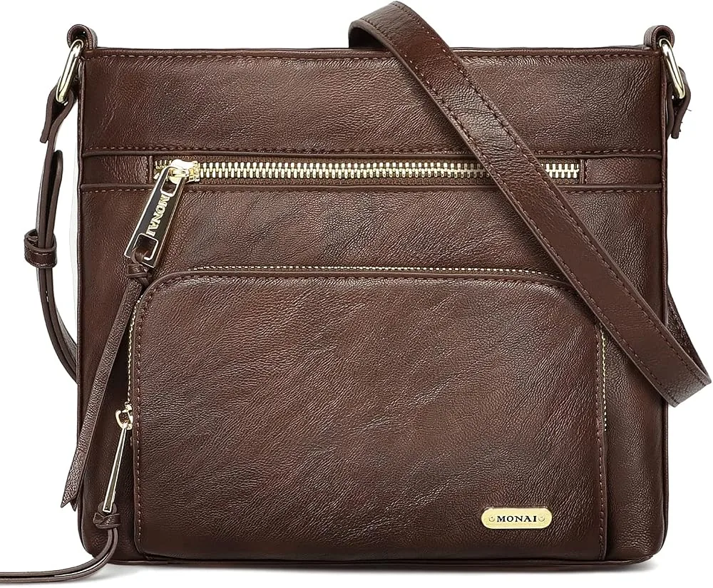 vangue crossbody bag for women vegan leather grey